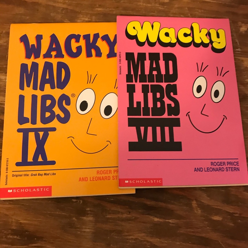 Mad Libs booklets